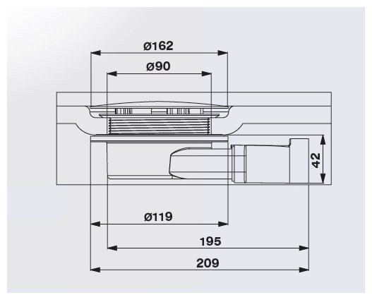 Канализационная установка SFA SANIDOUCHE Flat (250 Вт) фотография 1