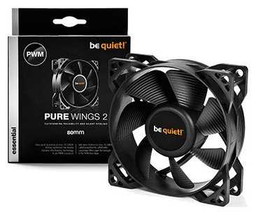 Вентилятор для корпуса be quiet! Pure Wings 2 80mm PWM фотография 2
