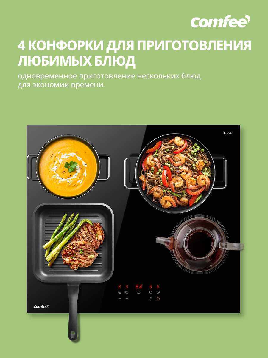 Встраиваемая электрическая панель Comfee Панель (CEH601) фотография 3
