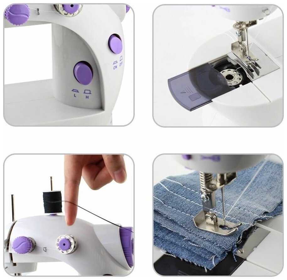 Мини швейная машинка Mini sewing machine фотография 12
