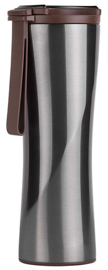 Термокружка крышка Xiaomi Moka Kiss Kiss Fish Smart Cup OLED с силиконовым ремешком, 0.43 л фотография 6