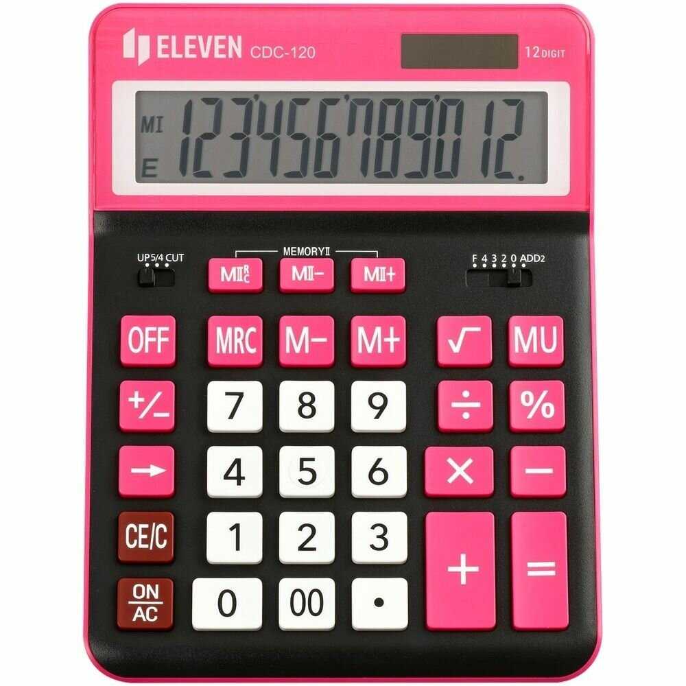 Калькулятор Eleven CDC-120 (CDC-120-BK/NV) фотография 11