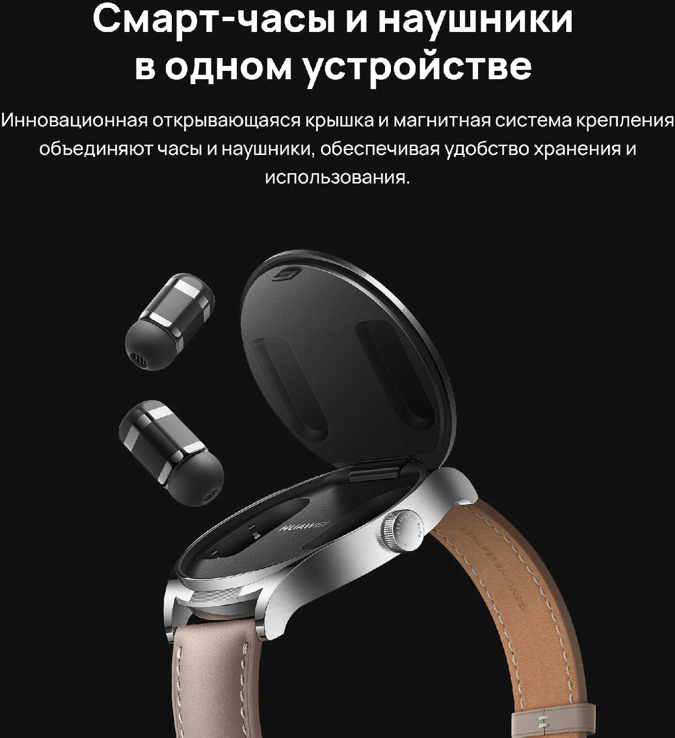 Умные часы HUAWEI Watch Buds (B19T) фотография 9