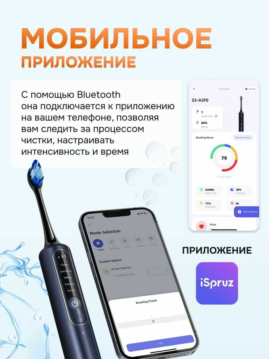 Электрическая зубная щетка Bitvae S3 Smart E-Toothbrush (S3) фотография 1