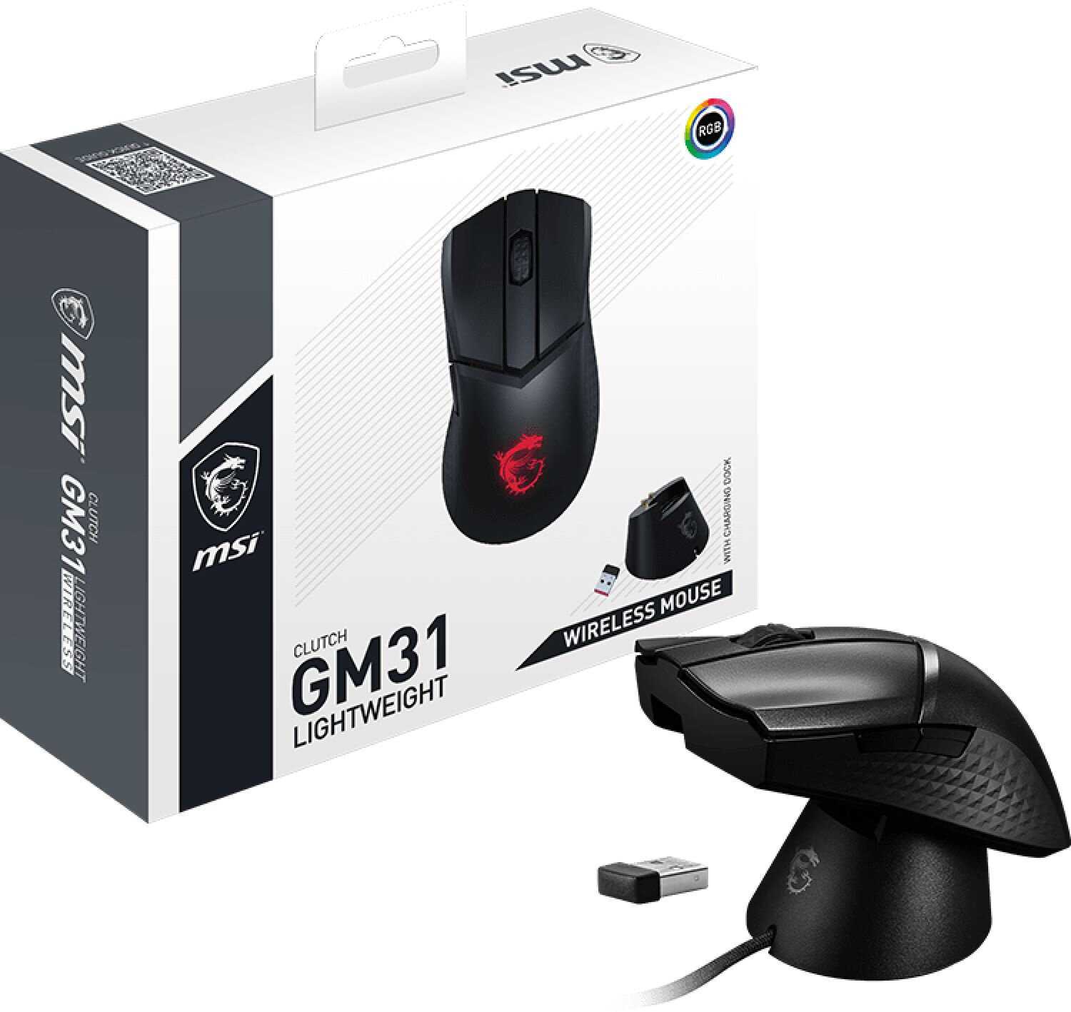Мышь беспроводная MSI Clutch GM31 фотография 7