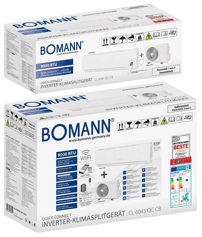 Сплит система Bomann CL 6045 QC CB фотография 7