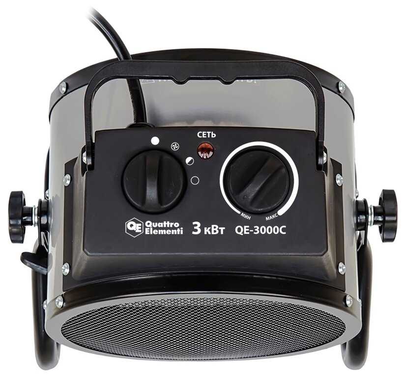 Электрическая тепловая пушка Quattro Elementi QE-3000C фотография 6