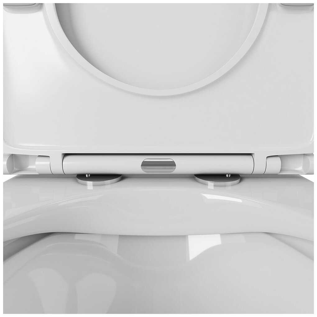 Чаша унитаза подвесная OWL 1975 Curve Cirkel-H OWLT190802 с горизонтальным выпуском фотография 4