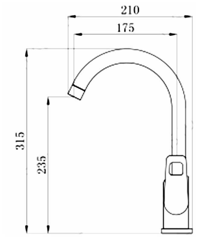 Смеситель для душа Ростовская Мануфактура Сантехники SL134-017F, рычажный фотография 3