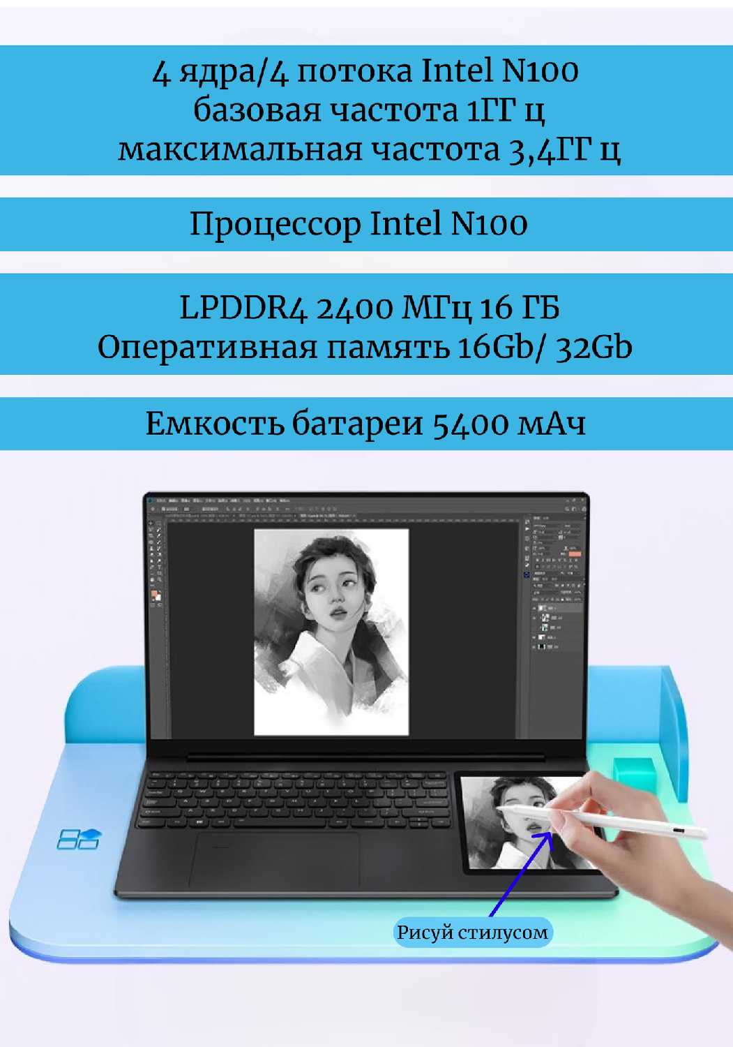 Ноутбук 15,6