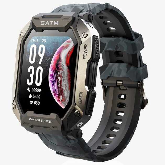 Умные часы LIGE LIGE 5ATM (Camouflage Black) фотография 12