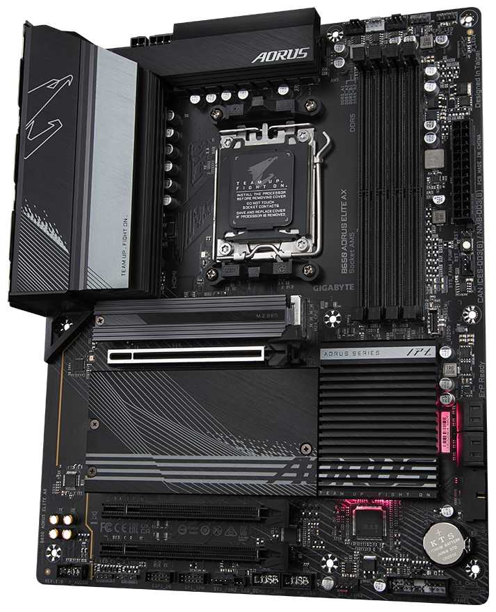 Материнская плата GIGABYTE B650 AORUS ELITE AX (rev. 1.0) фотография 2
