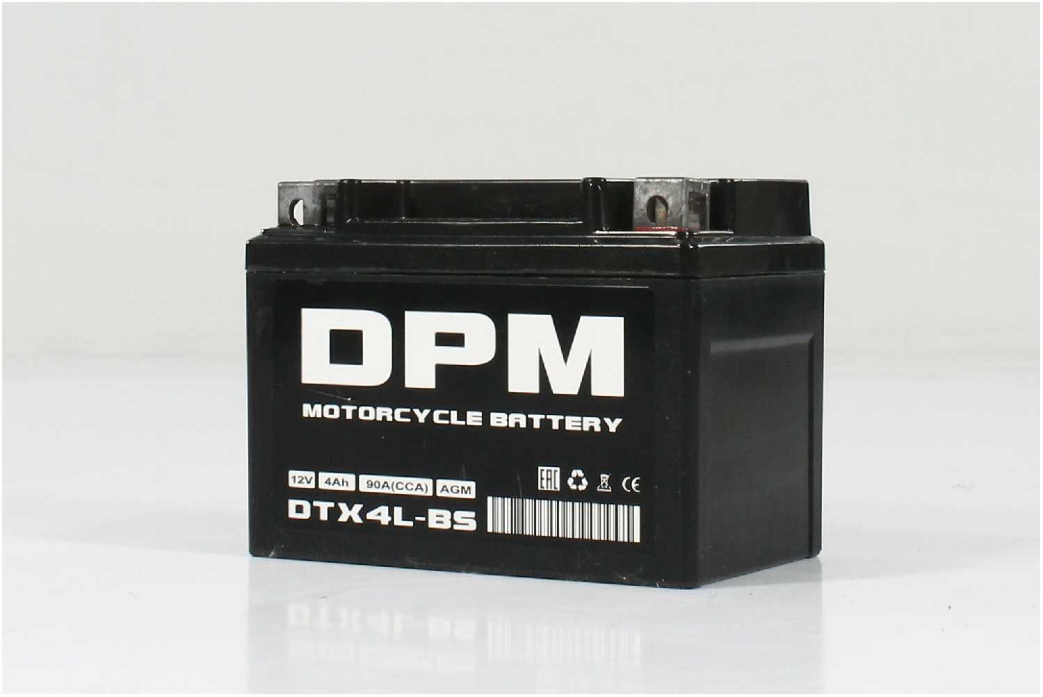 Мото Аккумулятор DPM 12В 18Ач AGM (YTX20L-BS) фотография 14