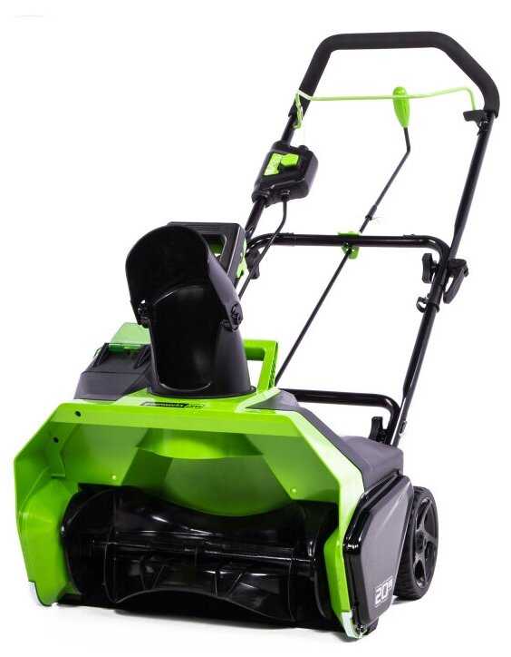 Снегоуборщик Greenworks GD60PST , 2000 Вт, 60 В, 4мА·ч фотография 3