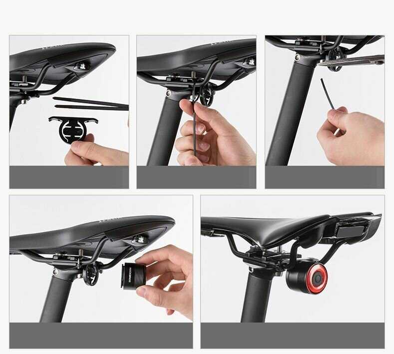 Фонарь задний RockBros Q3 smart фотография 14