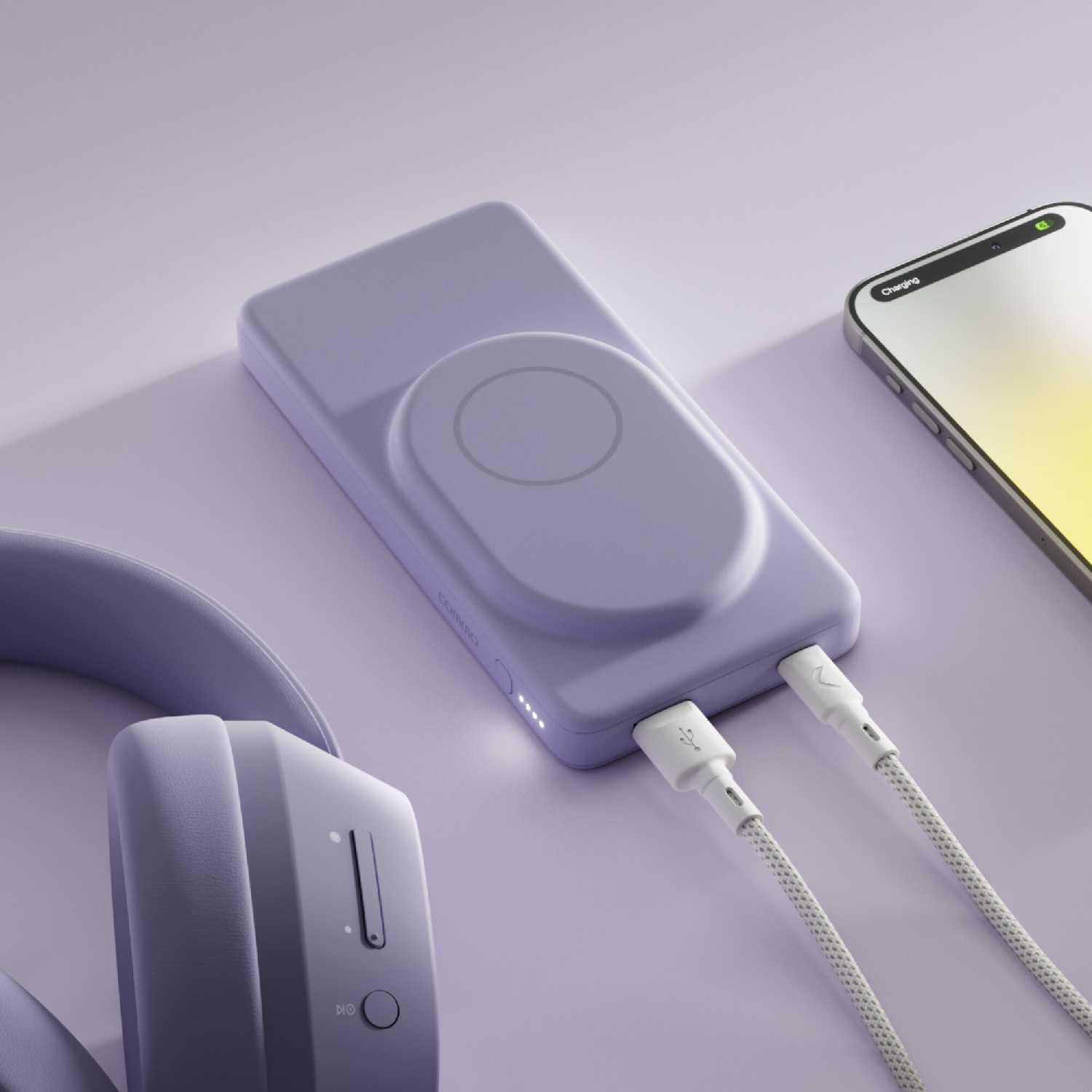 Портативный внешний аккумулятор COMMO AEON Magsafe [CBP-10WR] [10000 мАч] фотография 7