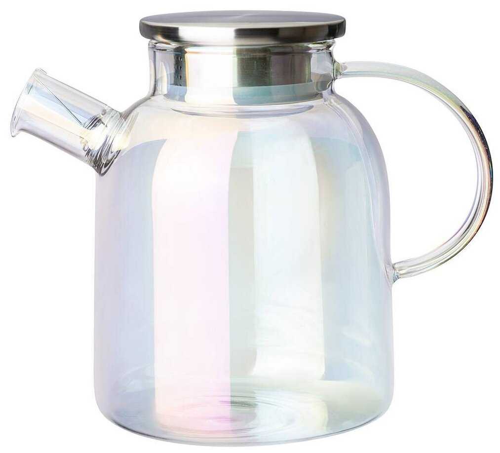 Чайник заварочный Agness Rainbow, 1700 мл, радужный (889-140)