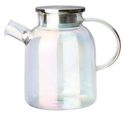 Чайник заварочный Agness Rainbow, 1700 мл, радужный (889-140) фотография 1