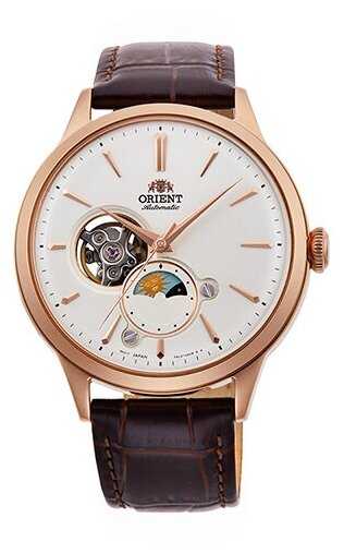 Часы Механические Orient RA-AS0102S классика муж. кож. бр-т,30m