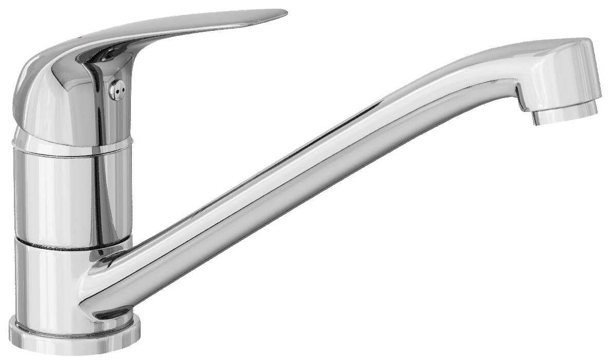 Смеситель для кухни AVRORA Glade AV3020 с низким поворотным изливом фотография 10