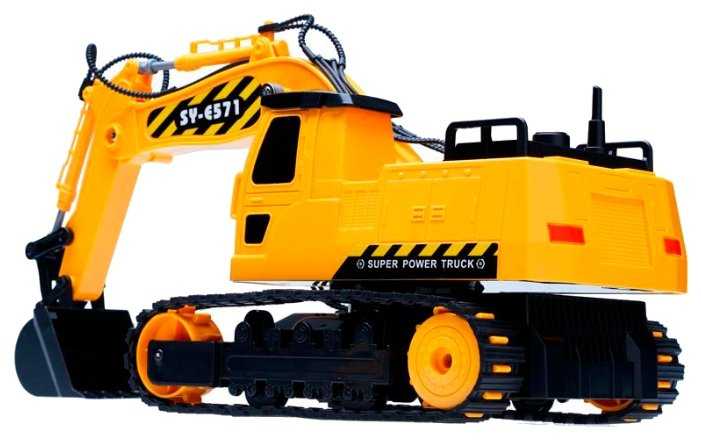 Экскаватор Double Eagle E571-003, 1:26, 35 см фотография 2
