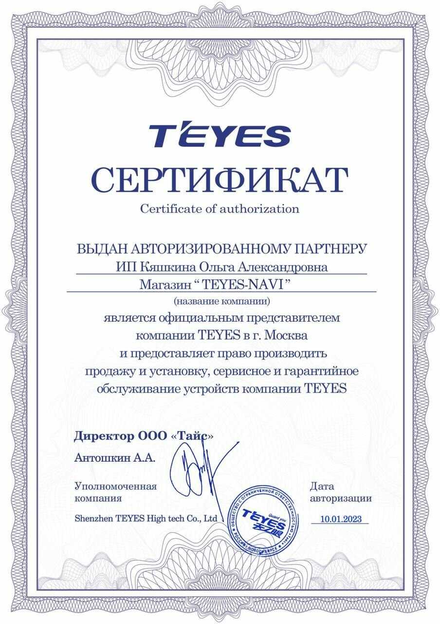 Магнитола Teyes TPRO 2 4/64 Gb 9.7