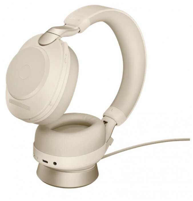 Беспроводная компьютерная гарнитура Jabra Evolve2 85 Link380c UC Stereo Stand фотография 4