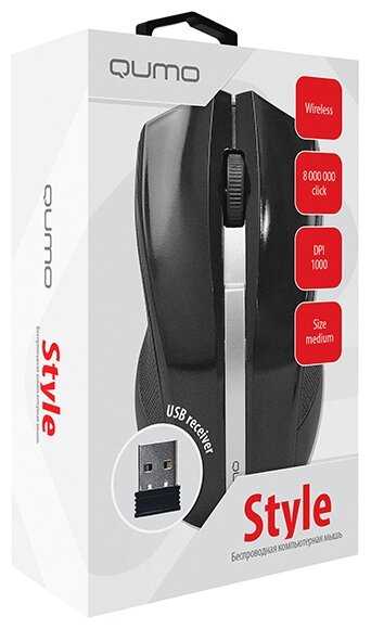 Беспроводная мышь Qumo Style M15 фотография 1