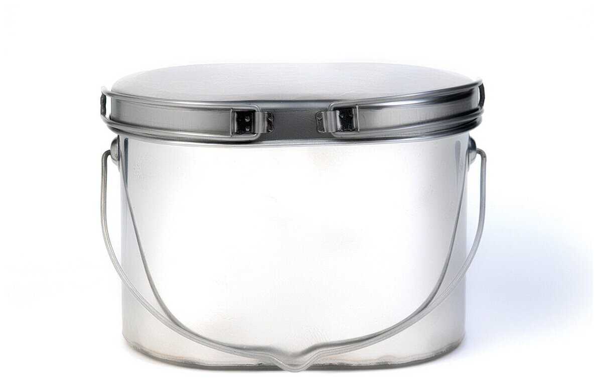 Котелок низкий 3,3 л крышка с ручками фотография 24