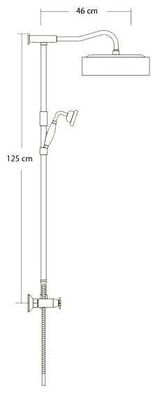 Душевая стойка Veragio Agatha VR.AGA-9940.CR, хром фотография 1