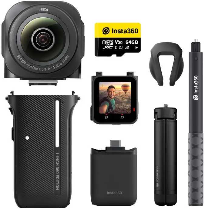 Экшн-камера Insta360 ONE RS 1-Inch 360 (6144x3072) фотография 8