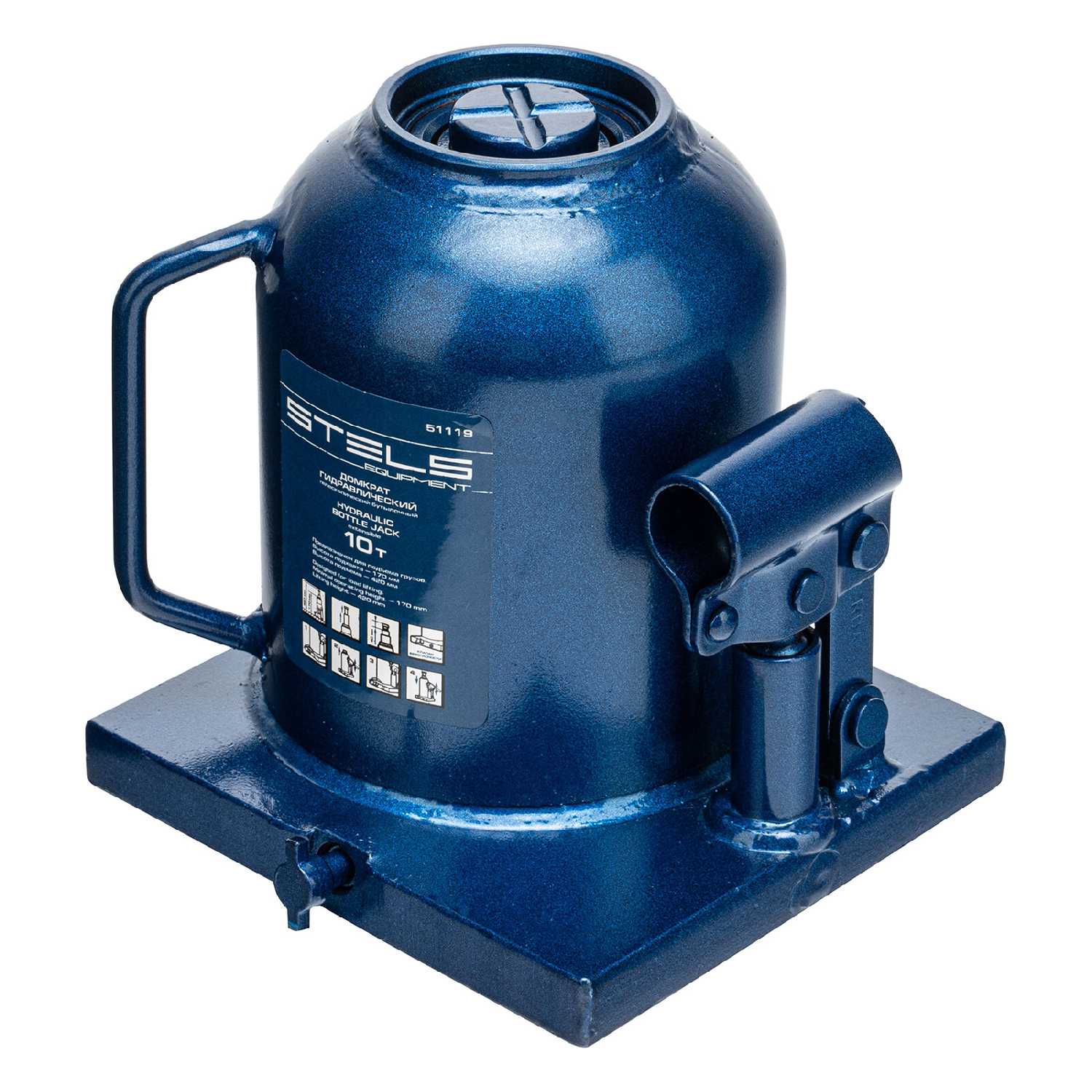 Домкрат бутылочный гидравлический Stels Домкрат бутылочный гидравлический (51119) фотография 16