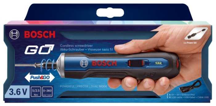 Аккумуляторная отвертка BOSCH GO solo фотография 2