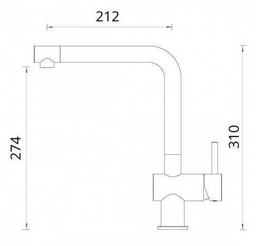 Смеситель для кухни Schock Epos (710682) фотография 1