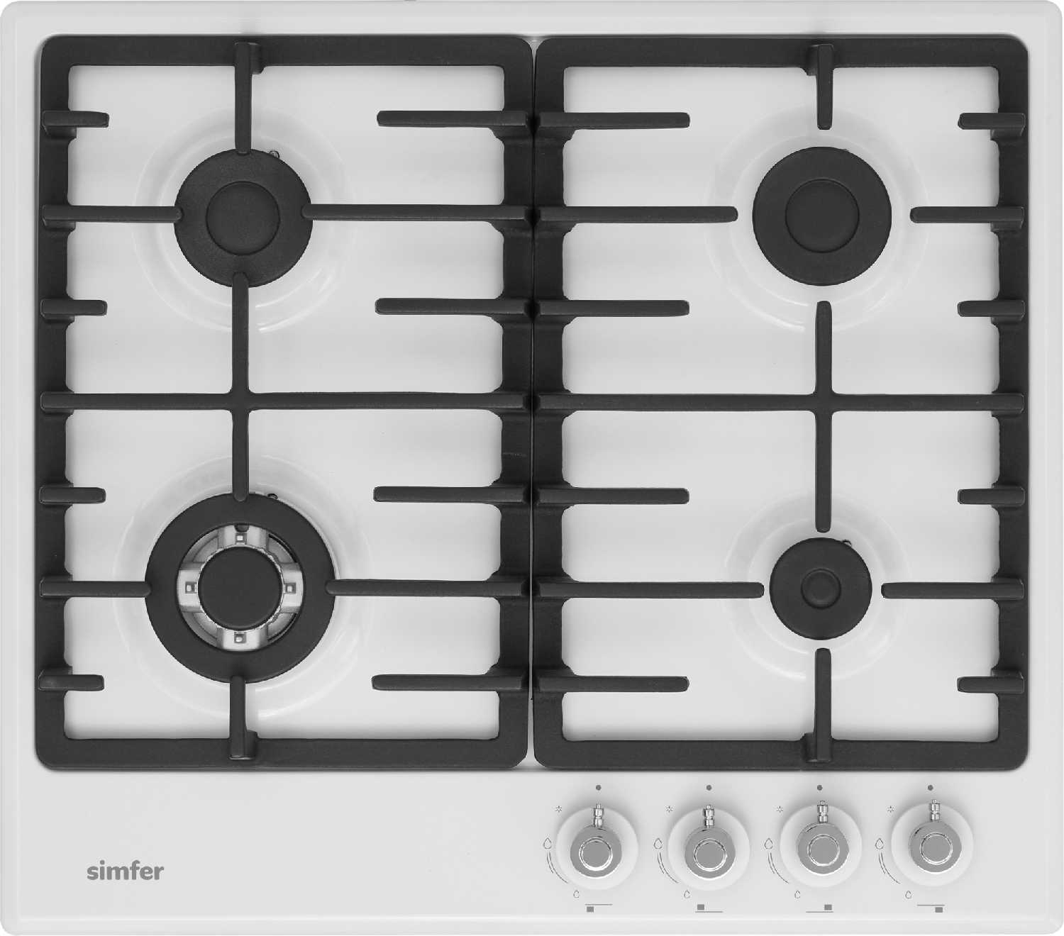 Газовая варочная поверхность Simfer H60V41W517 фотография 13