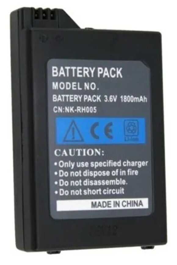 Аккумулятор для 1000 PSP 1800 mAh, 3,6V фотография 2