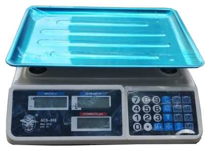 Весы бытовые GreatRiver ACS-809 LCD, 32 кг, погрешность 5 г.