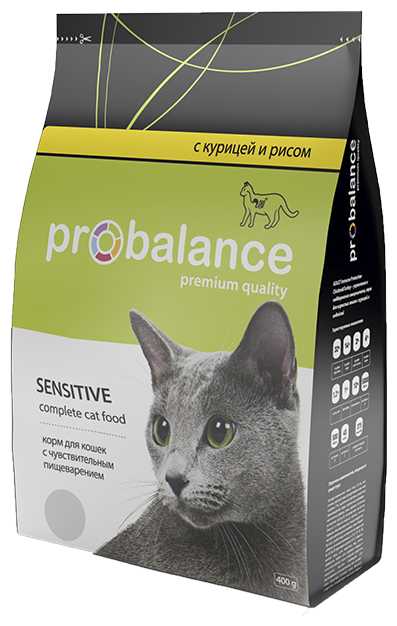 Корм для кошек ProBalance Sensitive (с курицей, с рисом) фотография 3