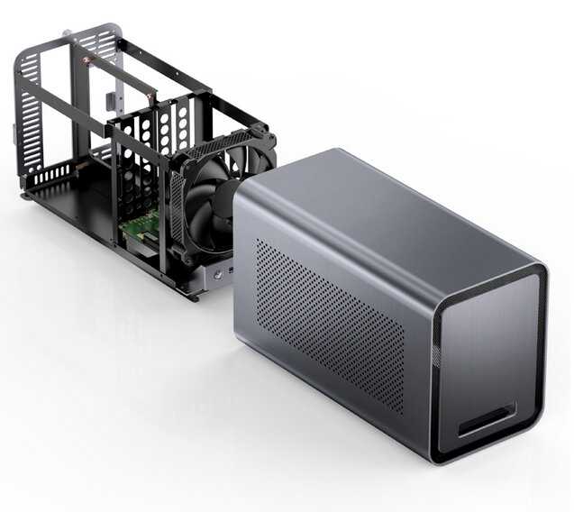Корпус компьютерный JONSBO N1 (mini-ITX, SFX) фотография 13