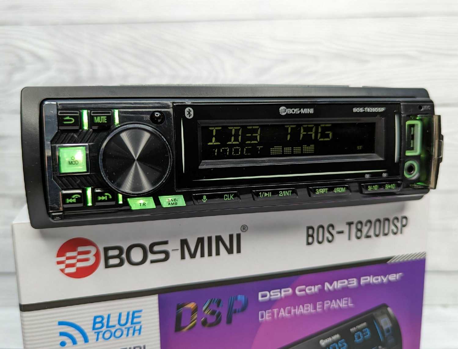 DSP Процессорная магнитола BOS-MINI 55W фотография 6