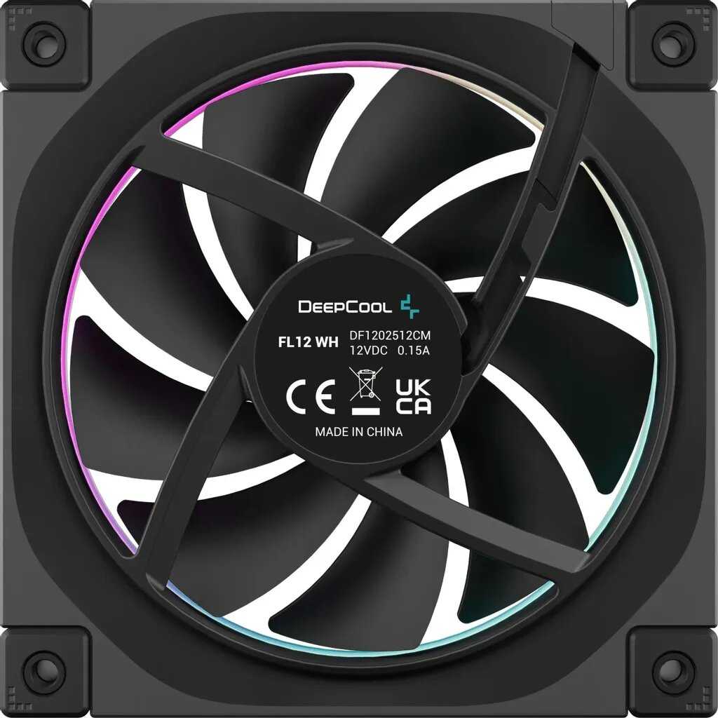 Вентилятор для корпуса DeepCool FL12 [R-FL12-BKAPN1-G] фотография 1