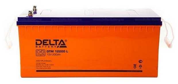 Аккумуляторная батарея DELTA Battery DTM 12200 L (12В) фотография 6