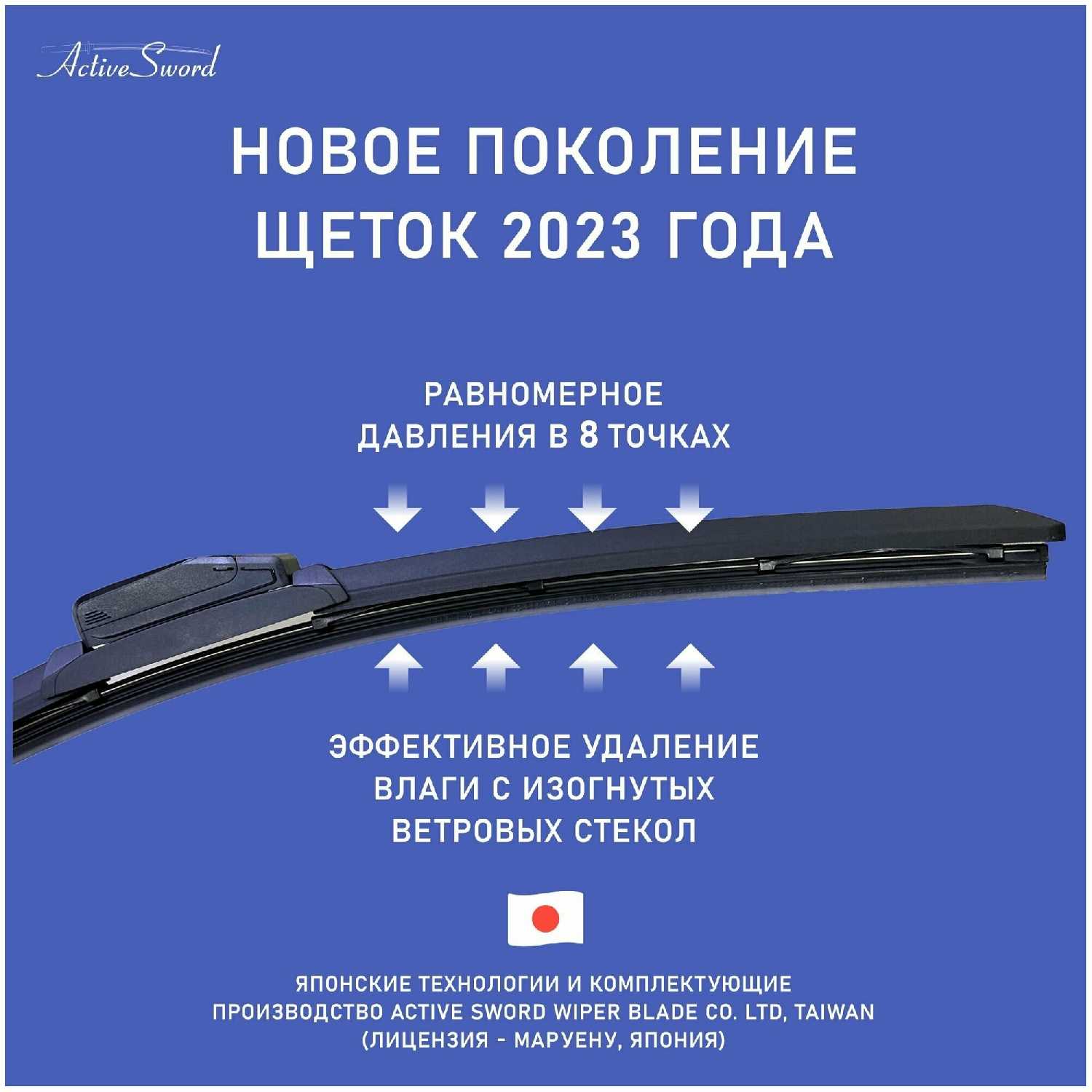 Щетки стеклоочистителя Acura Комплект рессорных щеток (650+400) фотография 1