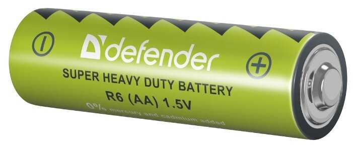 Батарейка Defender солевая AA R6 фотография 1