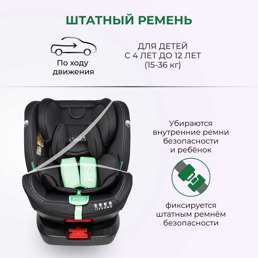 Автокресло детское ISOFIX Costa XZ-16 (0-36 кг) фотография 7