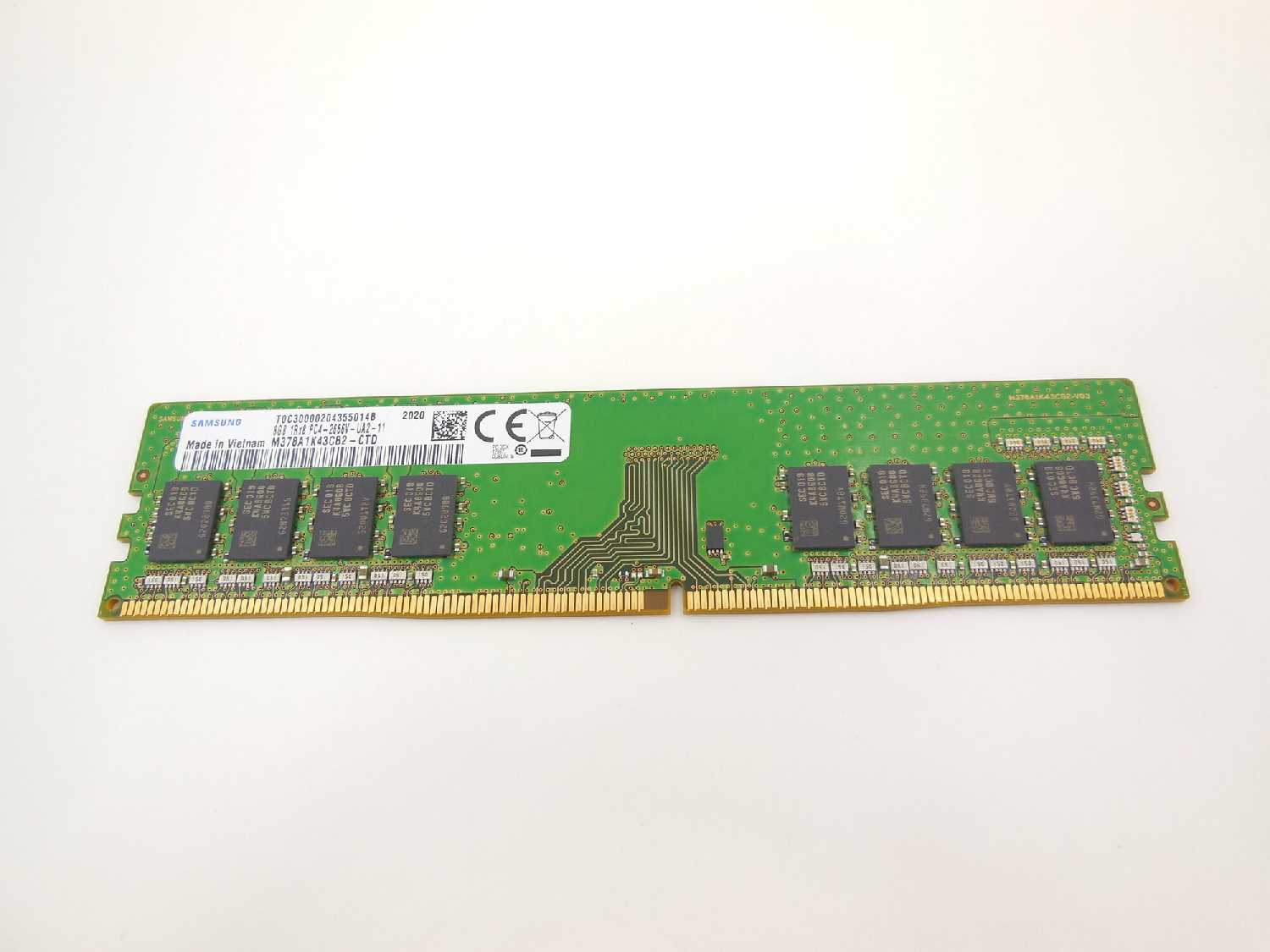 Оперативная память Samsung Basic 8 ГБ DDR4 DIMM CL19 (M378A1K43CB2-CTD) фотография 11