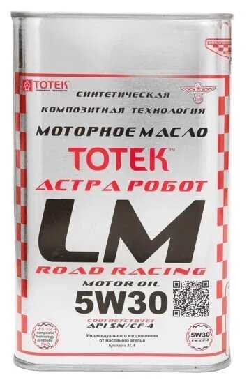 Синтетическое моторное масло TOTEK Астра Робот LM 5W30 Road Racing фотография 3