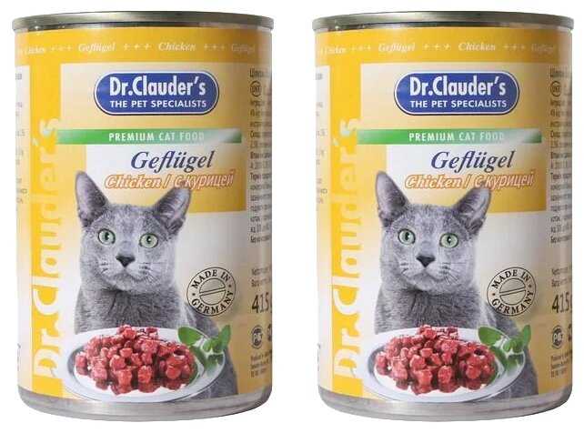 Корм для кошек Dr. Clauder's с курицей