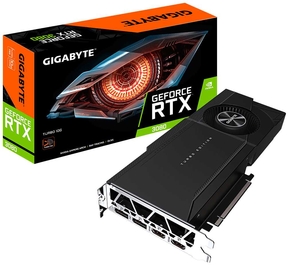 Видеокарта GIGABYTE GeForce RTX 3080 TURBO 10G, GV-N3080TURBO-10GD rev. 2.0 фотография 6