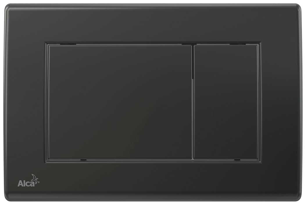 AlcaPlast M278 Кнопка смыва, черная матовая фотография 7